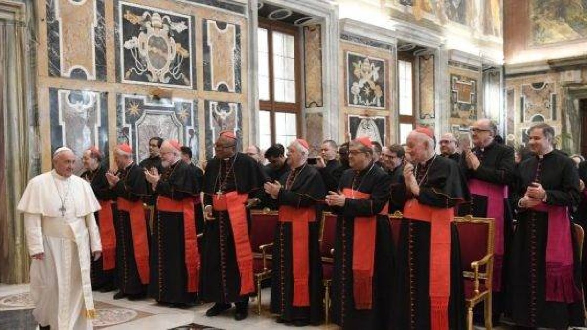 La Congregación para la Doctrina de la Fe recibió al Papa Francisco en su plenaria