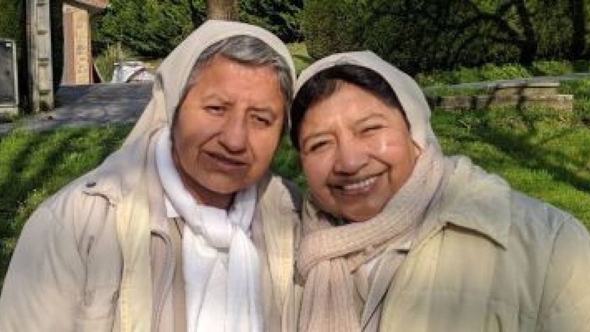 Matilde y Consuelo, marianitas ecuatorianas, misioneras en Kenia, de visita animadora por el País Vasco