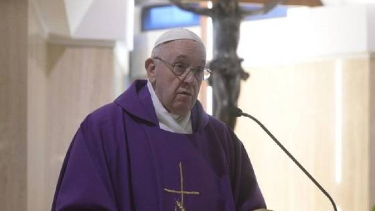 El Papa Francisco habló de Judas, el de la Biblia y los de hoy, en la misa de Miércoles Santo desde la casa Santa Marta