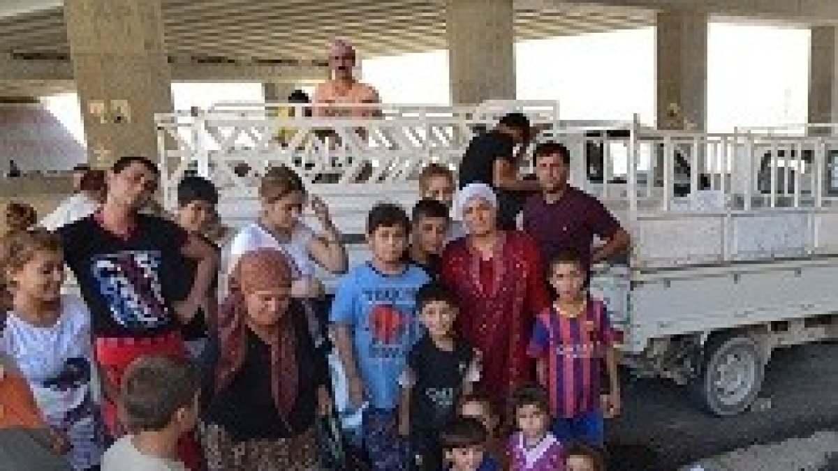 Refugiados iraquíes entre Mosul y Erbil, capital del Kurdistán