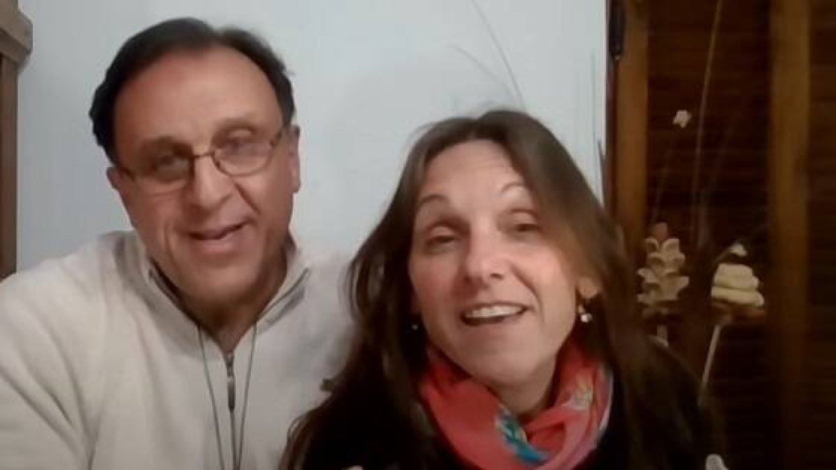 Damián Cano y su esposa Stella... una familia salvada por una experiencia transformadora