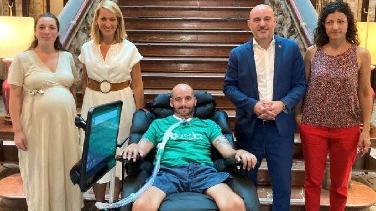 Jordi Sabaté, enfermo de ELA y activista, se