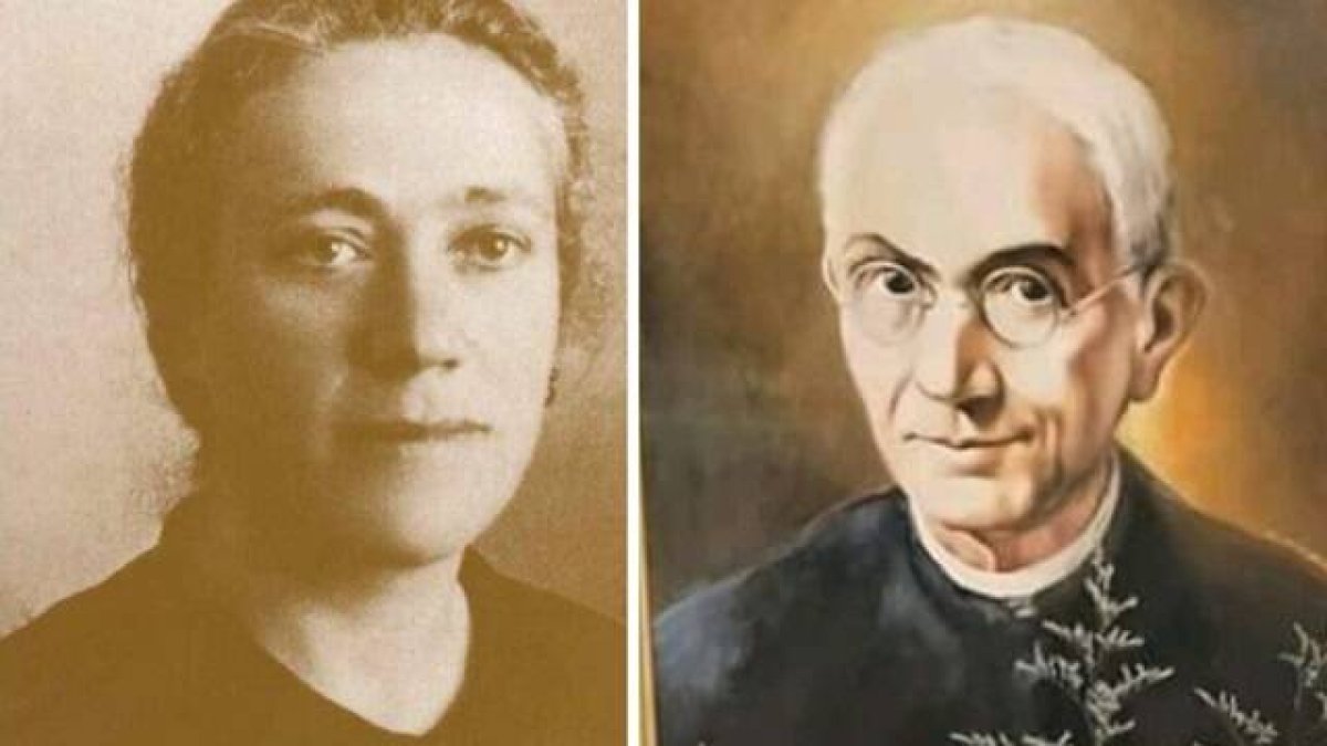 Magdalena Aulina y el Hermano José Marcos Figueroa, camino a los altares