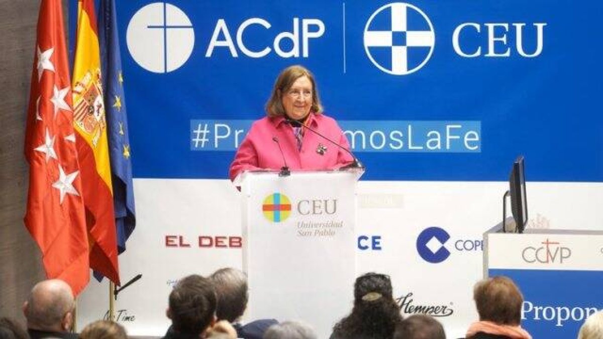 Lydia Jiménez, directora general de las Cruzadas de Santa María, ha presentado el XXIV Congreso Católicos y Vida Pública, que tendrá lugar del 18 al 20 de noviembre.