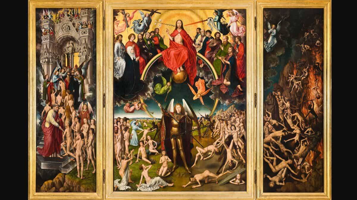 'El Juicio Final' de Hans Memling (1433-1494) nos muestra el momento de la Parusía, la segunda venida de Cristo. Irá precedida de un periodo de persecución que exigirá perseverancia en la fe.