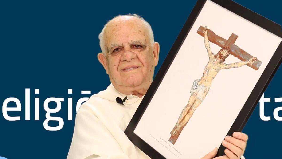 Chus Villarroel, O.P. , fallecido el pasado 30 de agosto, recibió en 2020 el Premio Religión en Libertad 'Especial del Año', simbolizado en un Cristo Crucificado a quien quiso encarnar en su propia vida.