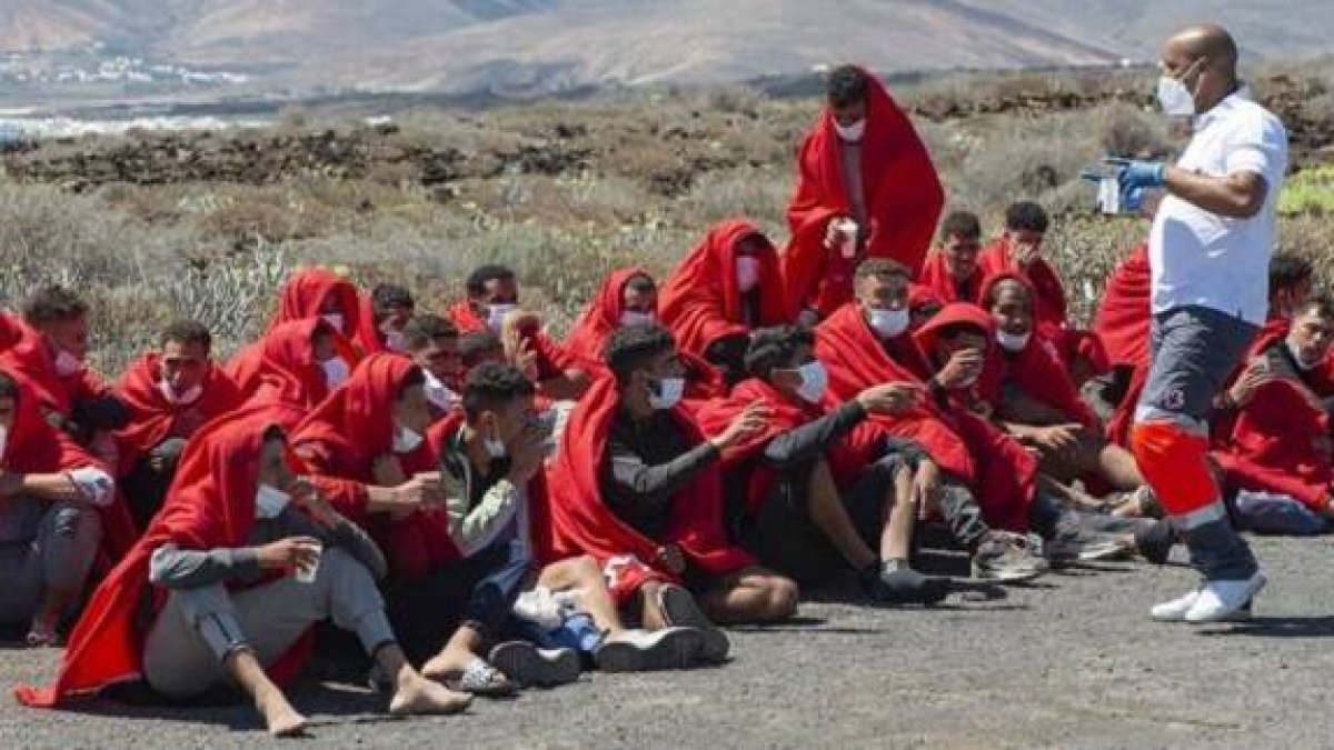 Migrantes llegados a las playas de Canarias en la cuarta semana de septiembre