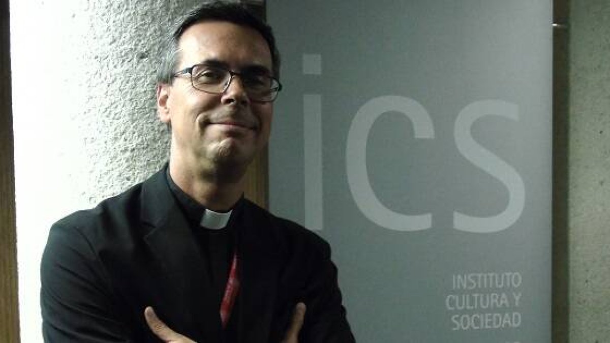 Javier Sánchez-Cañizares, doctor en Físicas y también en Teología, en el Instituto Cultura y Sociedad de la Universidad de Navarra