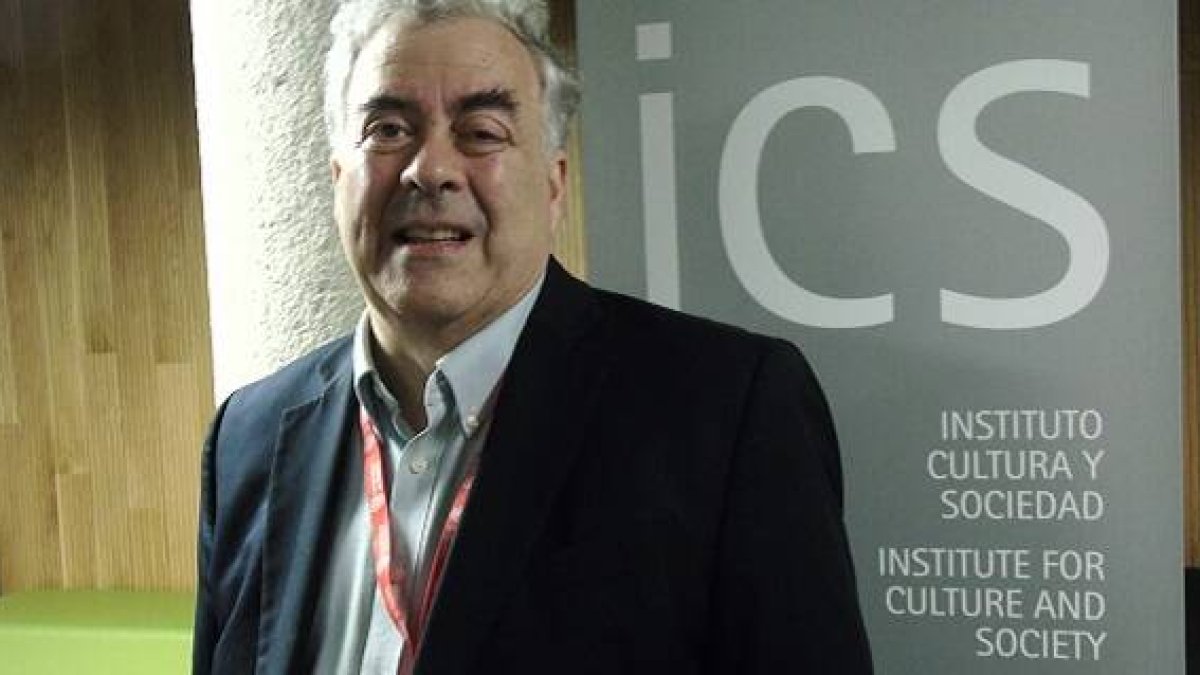 Stephen Barr, astrofísico y presidente internacional de la Sociedad de Científicos Católicos, en el ICS de la Universidad de Navarra