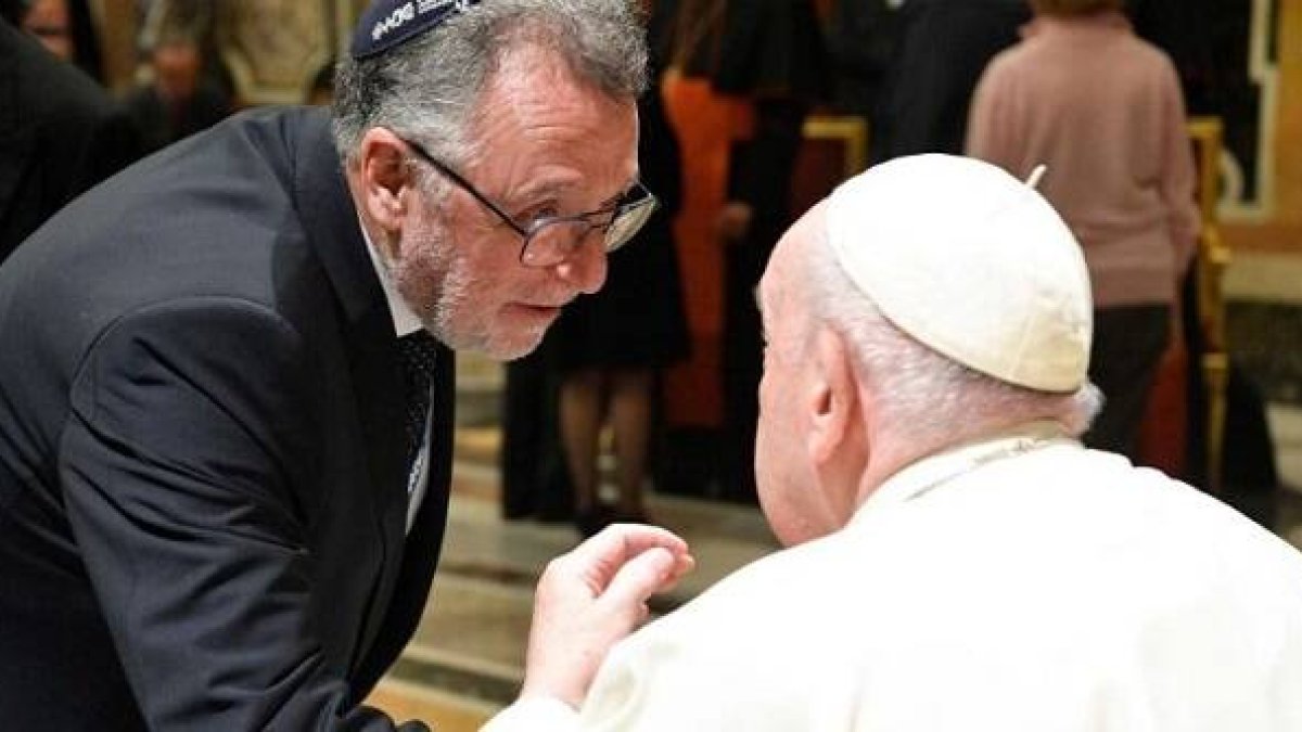 El Papa recibió en el Palacio Apostólico a 200 asistentes al Congreso Judío Mundial