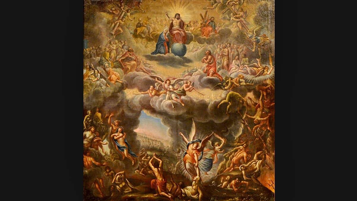 En el 'último sínodo' de la Humanidad estaremos todos, y veremos cómo nuestros actos en la tierra tienen consecuencias. 'Juicio Universal' de Scipione Compagno (1658).