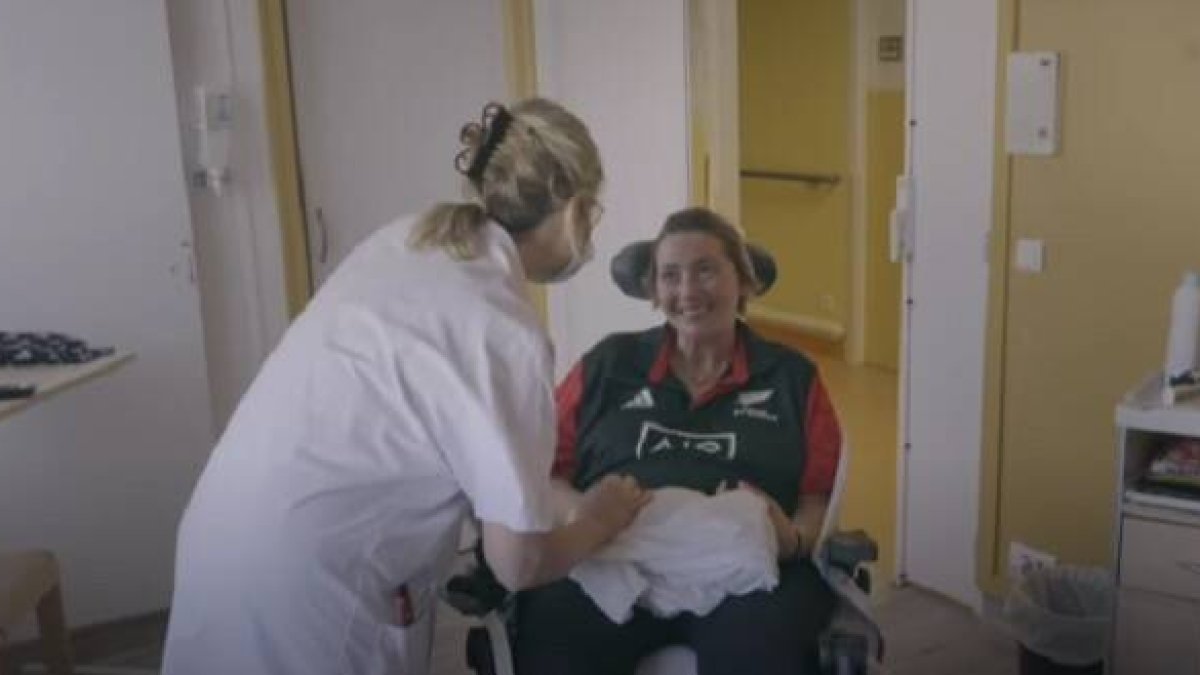 Una escena del documental Vivants sobre cuidados paliativos