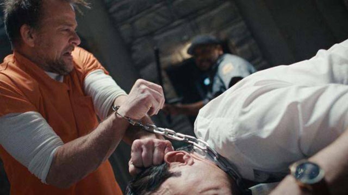`Nefarious´, la película que ya ha convencido a 40.000 espectadores, sale airosa de su tercer fin de semana en la cartelera española (En la imagen, fotograma de Nefarious, interpretado por Sean Patrick Flanery).