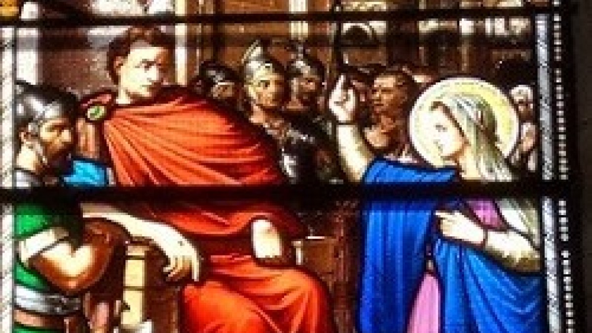 Santa Solina ante el juez.