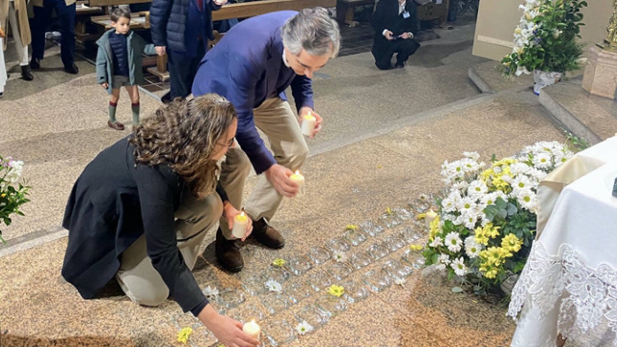 El signo visible de este momento es la inscripción de los niños en un Libro, no sacramental (foto: Archimadrid).
