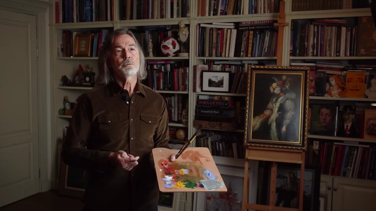 Nikas Safronov, uno de los principales retratistas de Putin, fue recibido este lunes por el Papa Francisco tras sus dificultades respiratorias del domingo 9 de febrero.