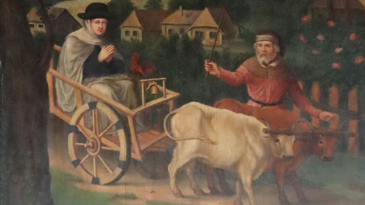 El momento de la triple señal del cielo que determinó a Santa Edigna a quedarse para siempre en Puch.