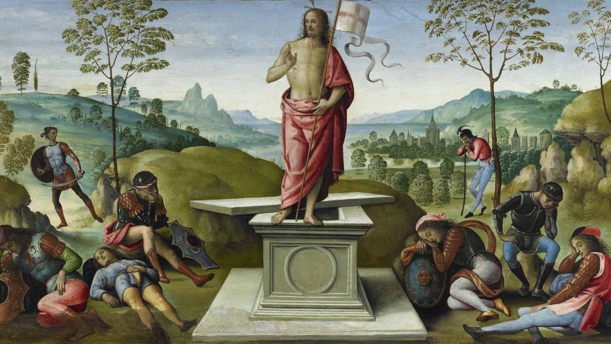 La Resurrección, de Pietro Pierugino (c. 1500).