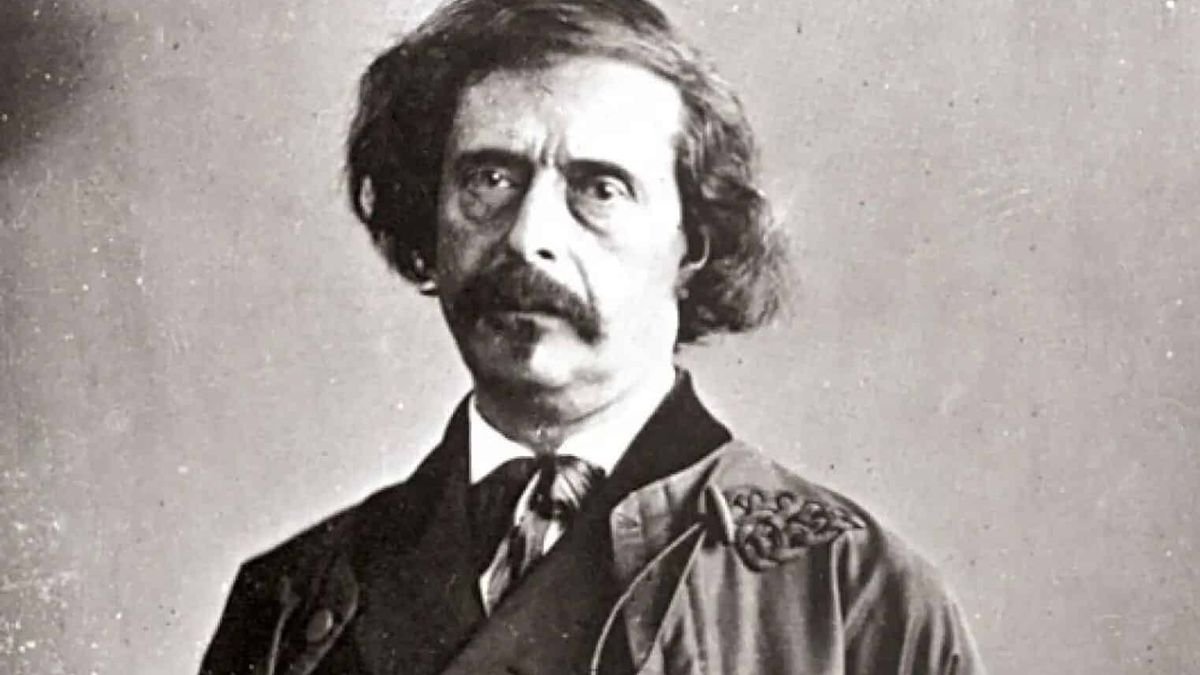 Jules Barbey d'Aurevilly, en un retrato del fotógrafo Félix Nadar.