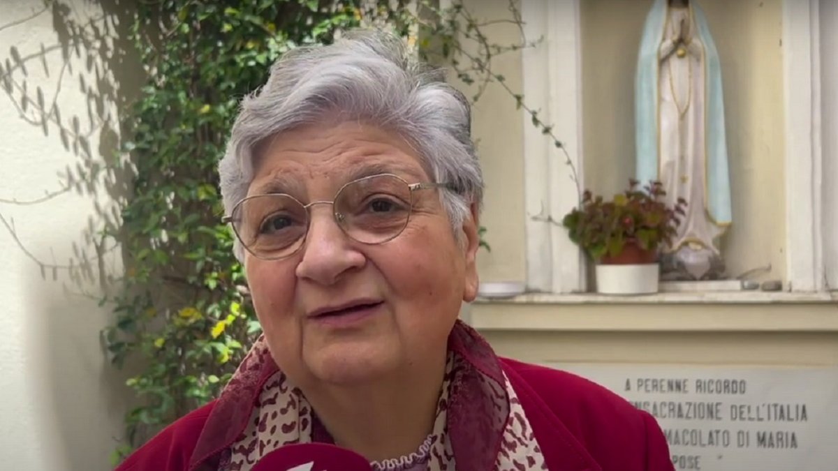 Antonietta Raco, en 2025; esta italiana se curó en Lourdes en 2009, en un milagro oficialmente reconocido por la Iglesia