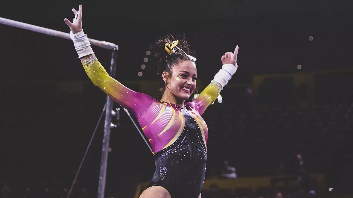 Justine Callis fue una gimnasta de alto nivel hasta 2019, y evangelizadora protestante casi hasta 2022