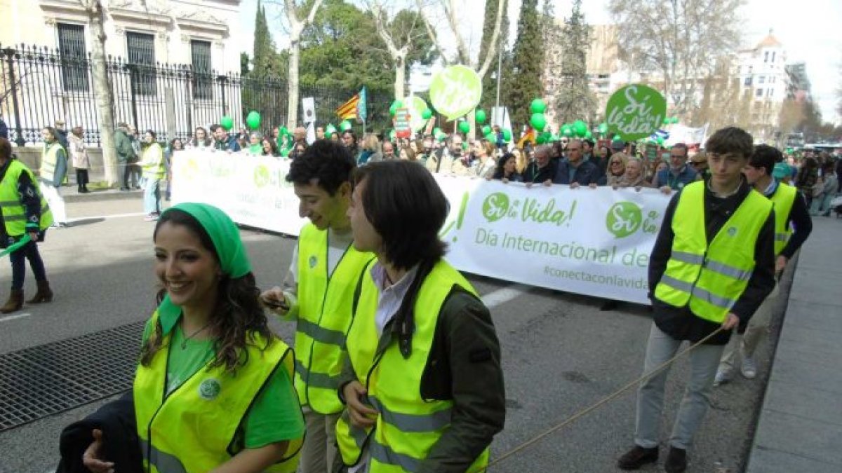 La última manifestación por el Sí a la Vida celebra en Madrid, en marzo de 2025.