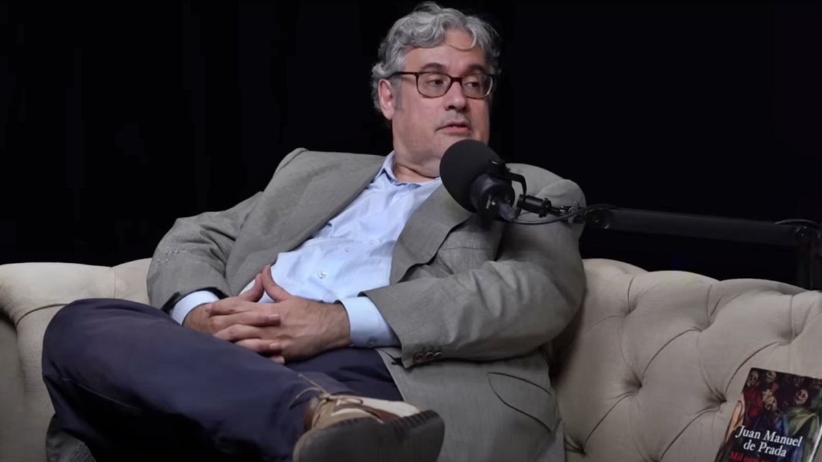 Juan Manuel de Prada, durante una reciente entrevista.