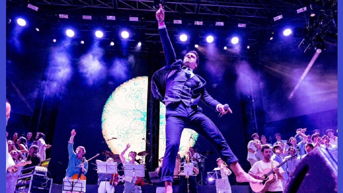 Un momento del concierto de Hakuna en Rivas-Vaciamadrid el 6 de septiembre de 2025