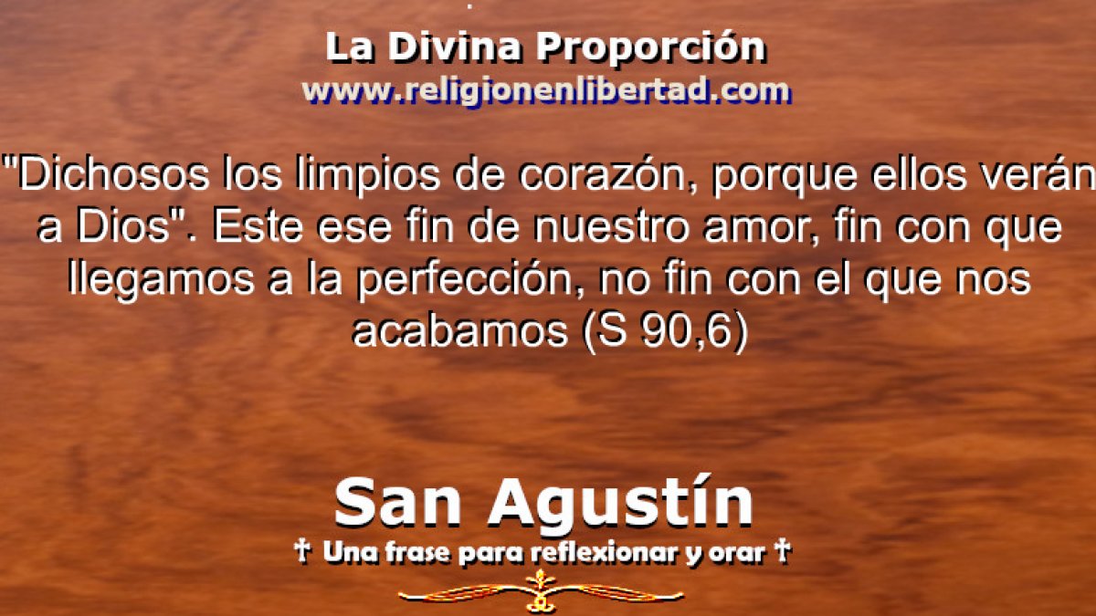San Agustín. Sermón 90, 6