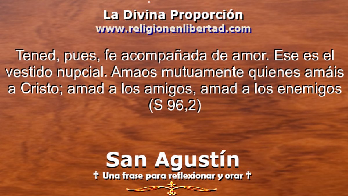San Agustín. Sermón 96, 2