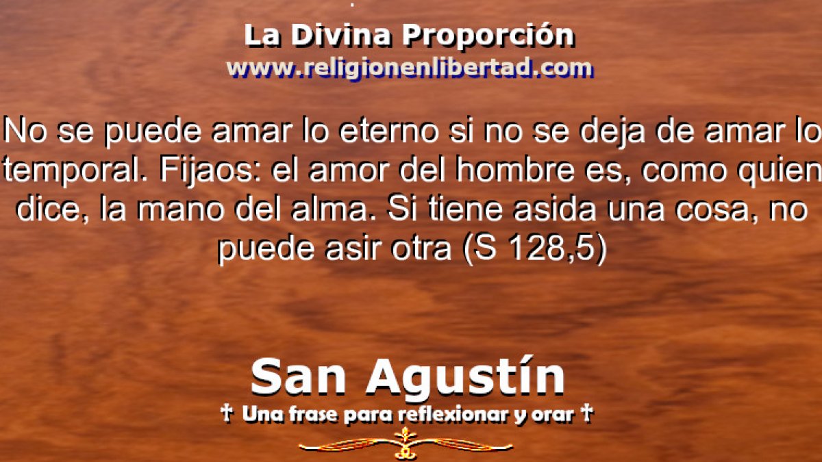San Agustín. Sermón 128, 5