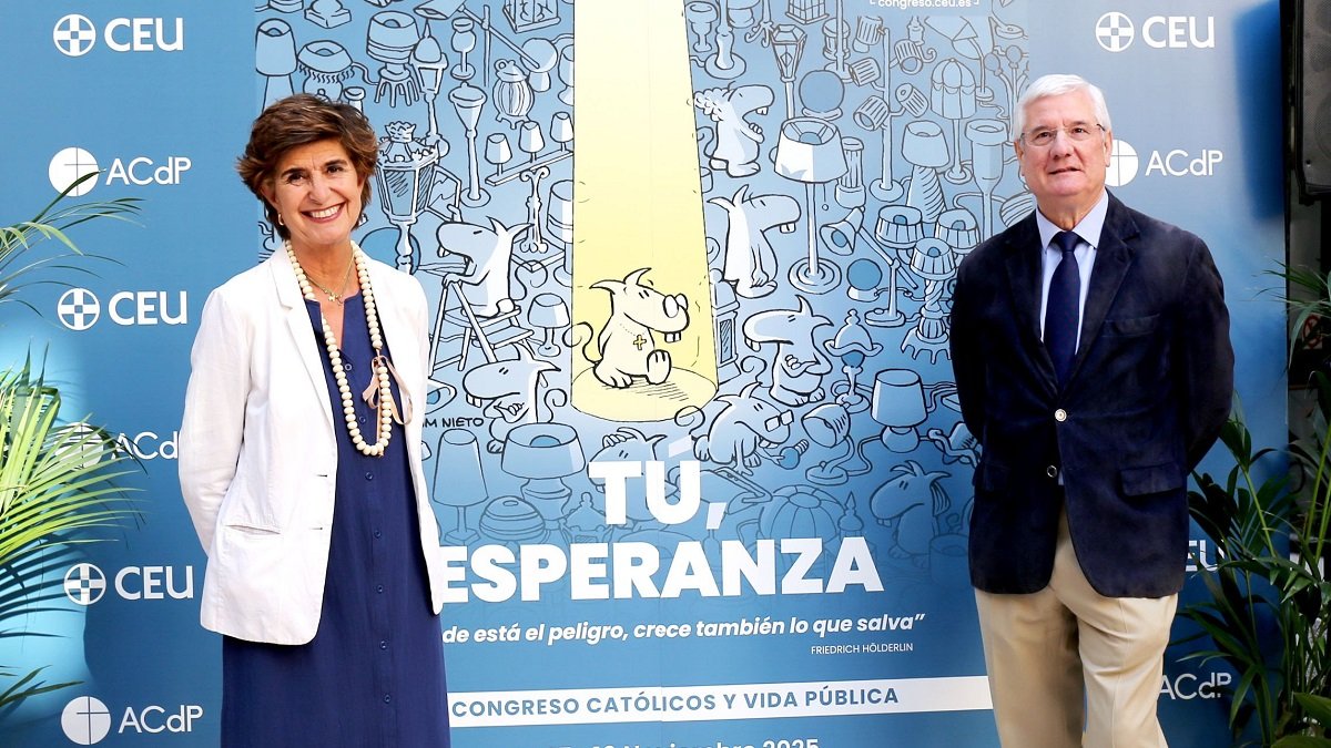 María San Gil y José Masip presentan el Congreso Católicos y Vida Pública de 2025, se celebra del 14 al 16 de noviembre