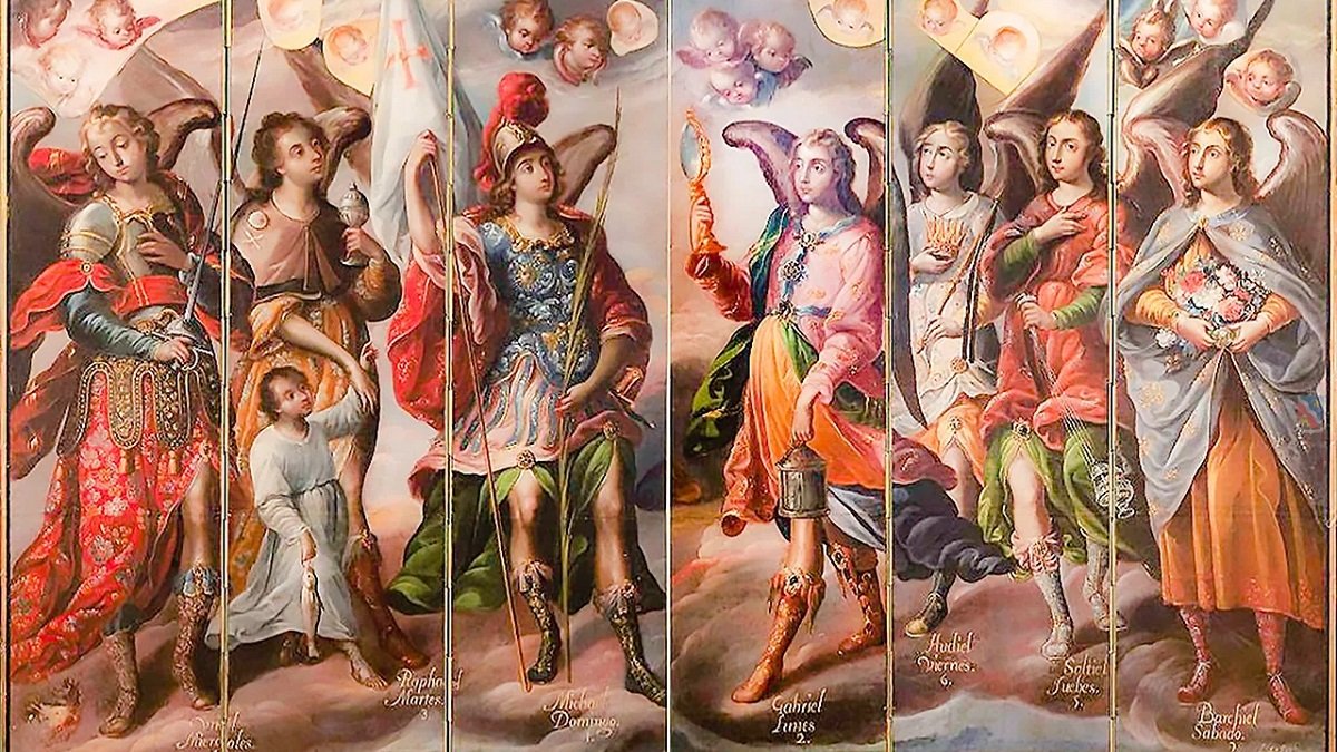 La Biblia habla a veces de siete grandes ángeles, pero da el nombre sólo de tres