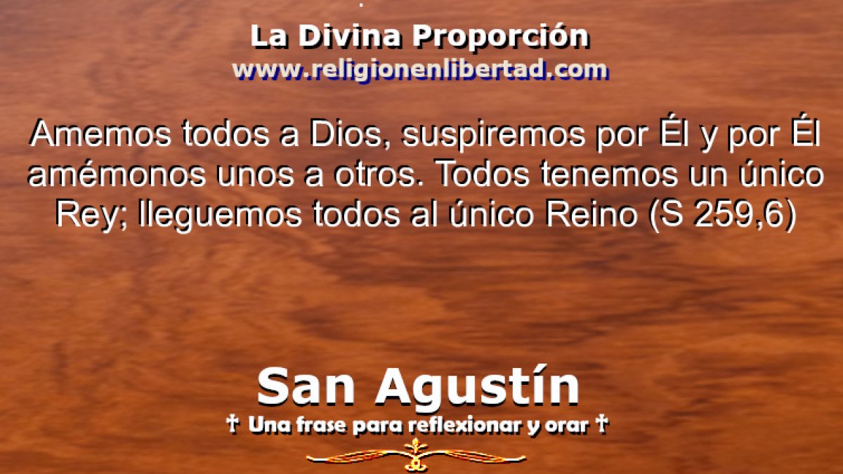 San Agustín. Sermón 259,6