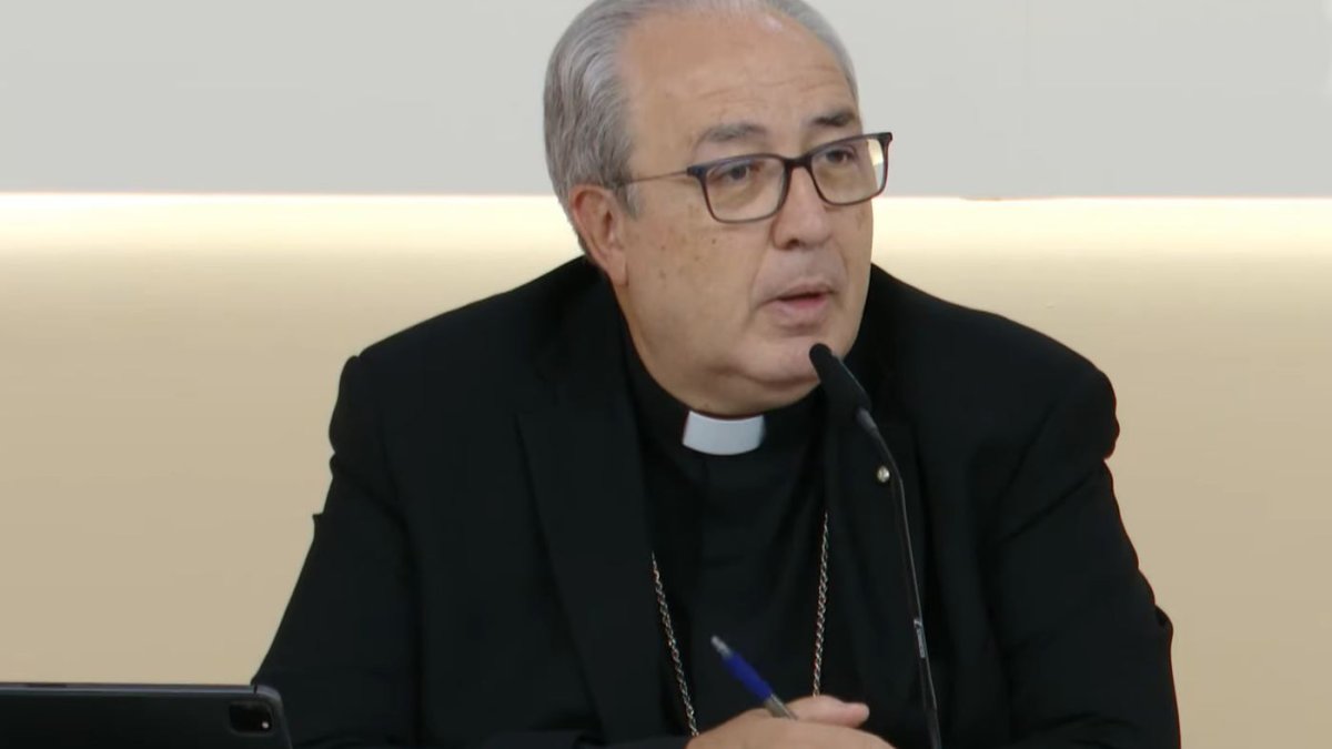 César García Magán, secretario de la Conferencia Episcopal Española, explicó este jueves los acuerdos de su comisión permanente.