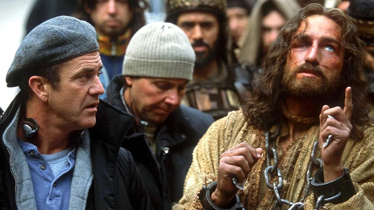 Una escena, ya clásica, del rodaje de 'La Pasión de Cristo'. Mel Gibson está preparado para la batalla espiritual que espera en torno al rodaje de su secuela.