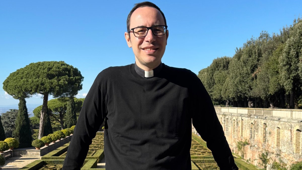 Padre Álvaro Serrano. Castel Gandolfo