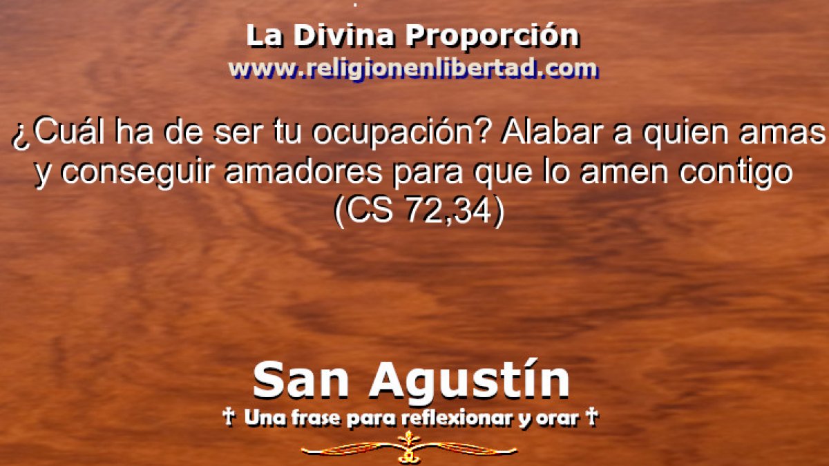 🔹San Agustín. Comentario al Salmo 19, 19)🔹