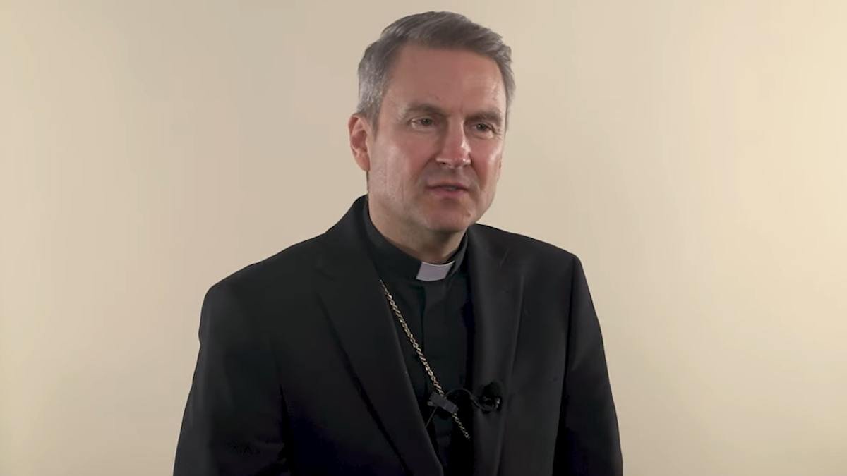 El nuevo arzobispo de Nueva York, Ronald Hicks, durante una alocución a los fieles de Joliet (Illinois), su actual diócesis.