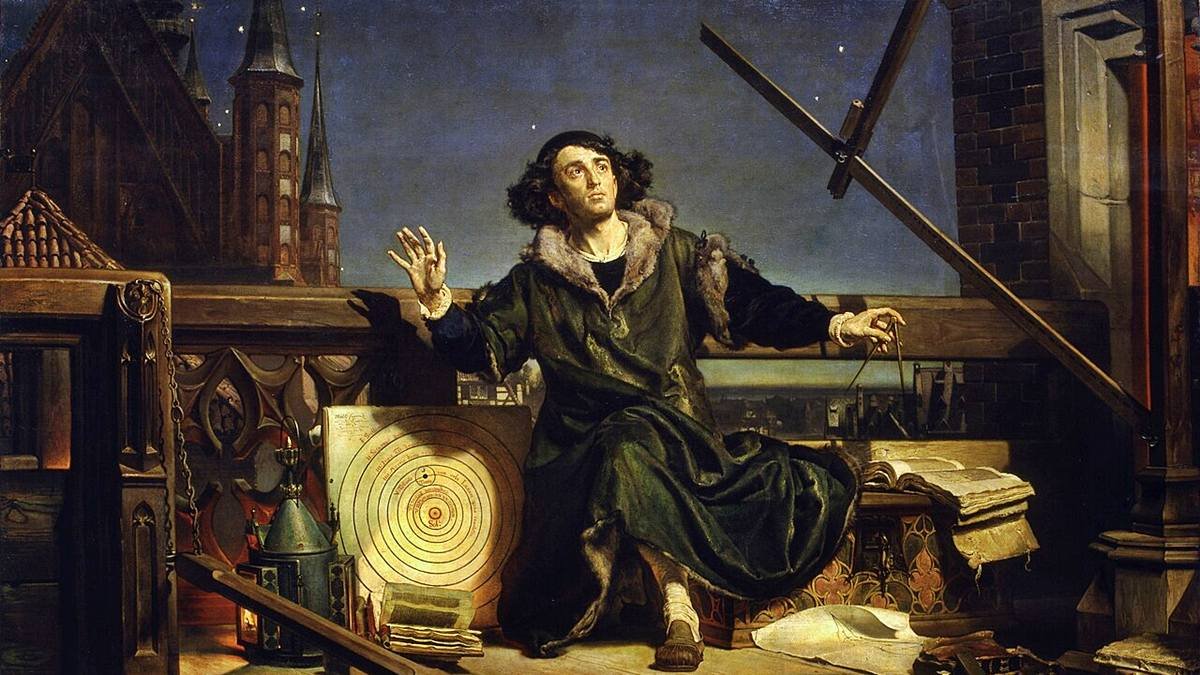 'Copérnico, conversación con Dios' (1872, detalle) de Jan Matejko: Copérnico (1473-1543), precursor del geocentrismo, fue un clérigo católico que formuló sus tesis con total libertad.