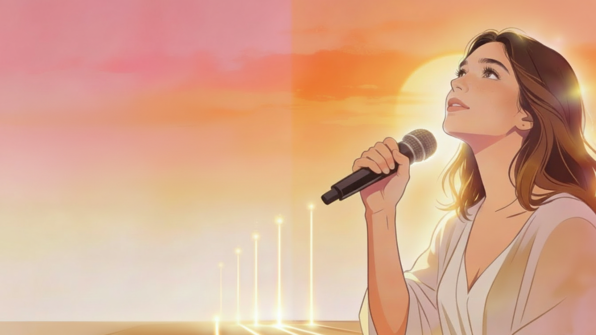 Victoria Obarrio eleva su voz en 'Talita Kum': del vacío al amor divino.