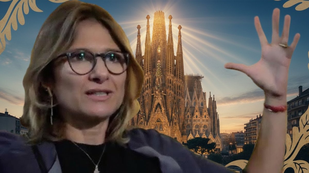 Chiara Curti, la arquitecta que desvela al Gaudí del amor concreto y el aprendizaje continuo, frente al faro de fe que es la Sagrada Familia.