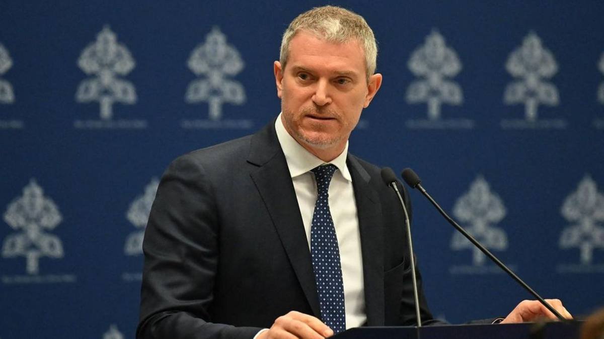Matteo Bruni es el director de la Oficina de Prensa de la Santa Sede desde 2019.
