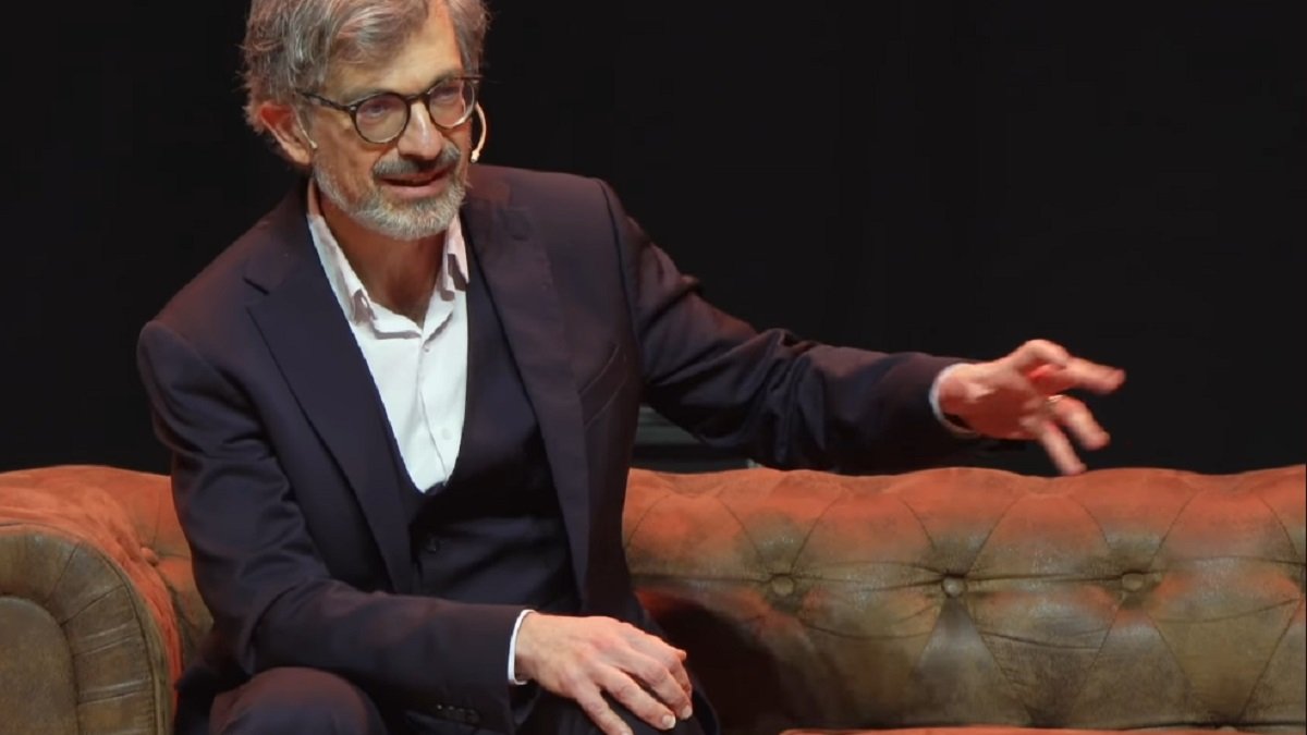 Fabrice Hadjadj en el evento El Despertar en enero de 2026 en Madrid