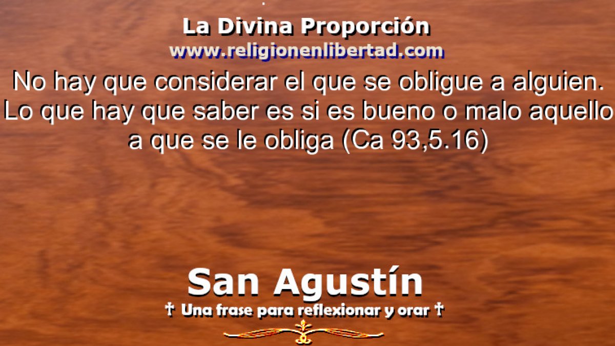 🔹San Agustín. Carta 93, 5, 16🔹