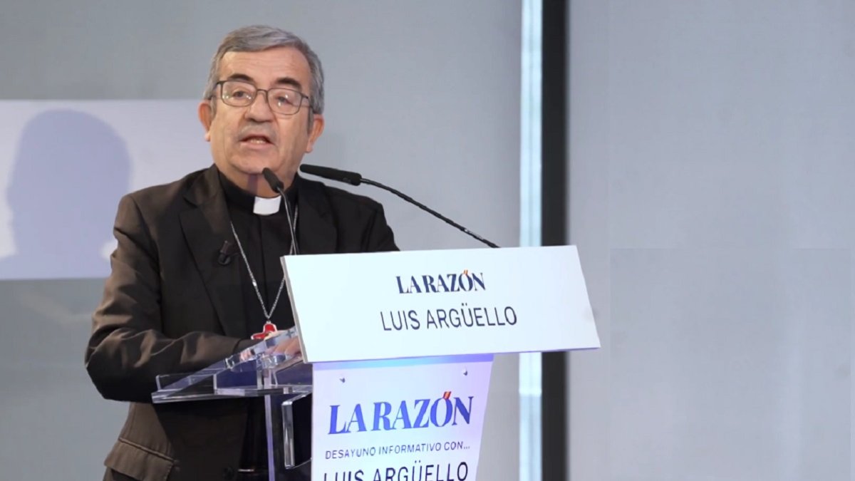 Luis Argüello habló en la Razón de la Doctrina Social de la Iglesia, y su defensa de la vida y del pobre, algo que molesta a unos u otros