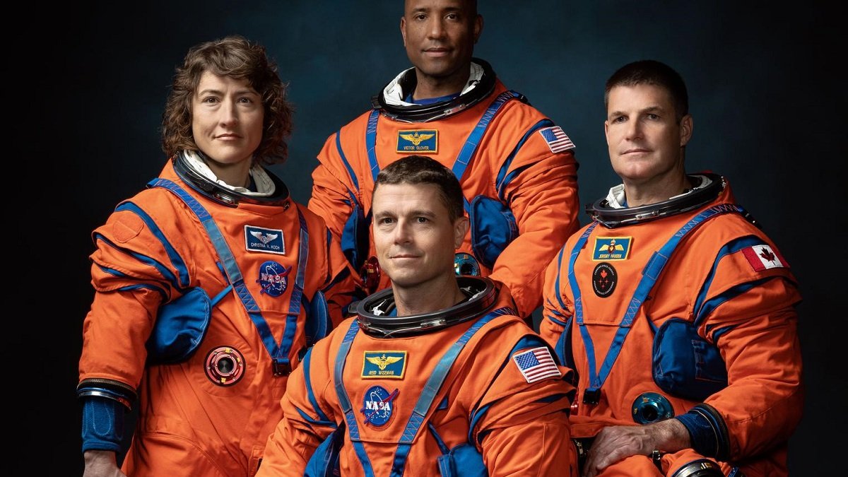 Christina Koch, Wiseman, Glover, Hansen, los astronautas de Artemis II