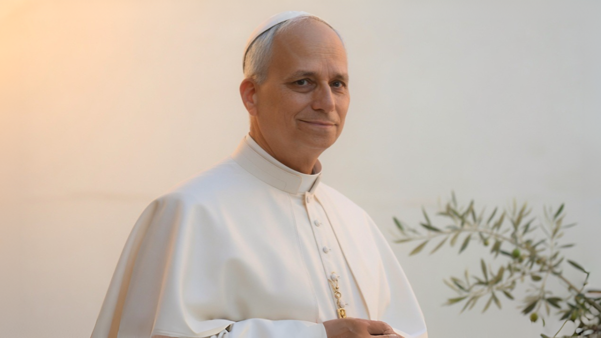 León XIV, en una imagen serena, recuerda con su estilo sencillo que la autoridad de la Iglesia nace del Evangelio y se pone al servicio de la paz.