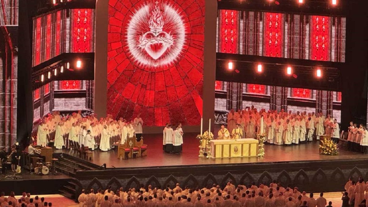 El símbolo del Sagrado Corazón estuvo muy presente en el Congreso Nacional Eucarístico de EEUU en 2025