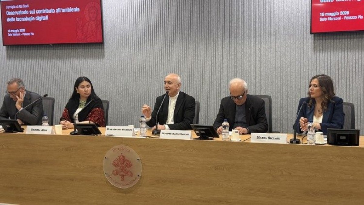 Presentación del Observatorio vaticano de la Inteligencia Artificial de la Pontificia Academia de Teología en mayo de 2026
